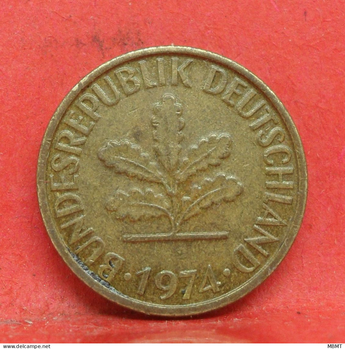 5 Pfennig 1974 D - TTB - Pièce Monnaie Allemagne - Article N°1458 - 5 Pfennig