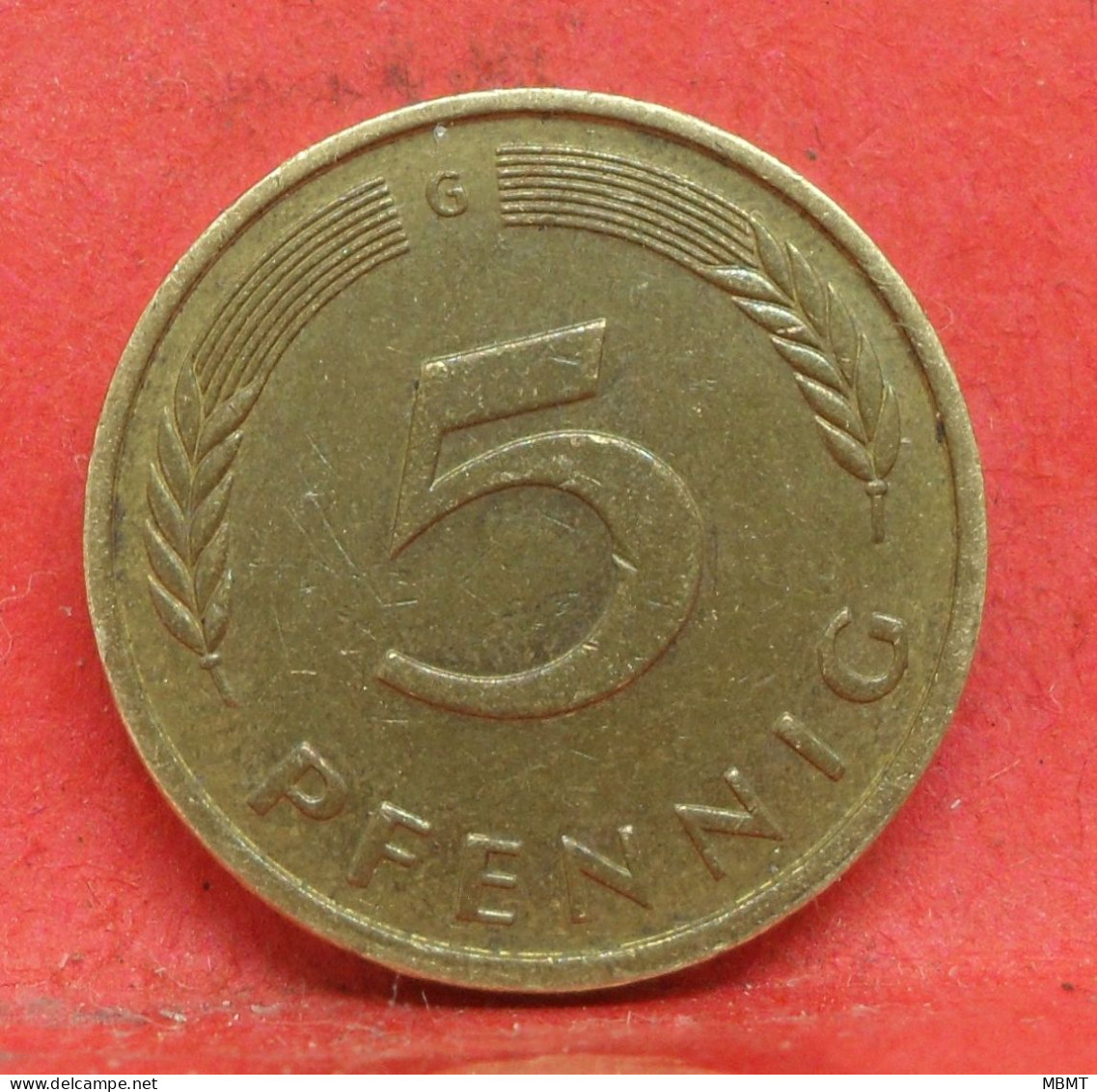 5 Pfennig 1981 G - TTB - Pièce Monnaie Allemagne - Article N°1460 - 5 Pfennig