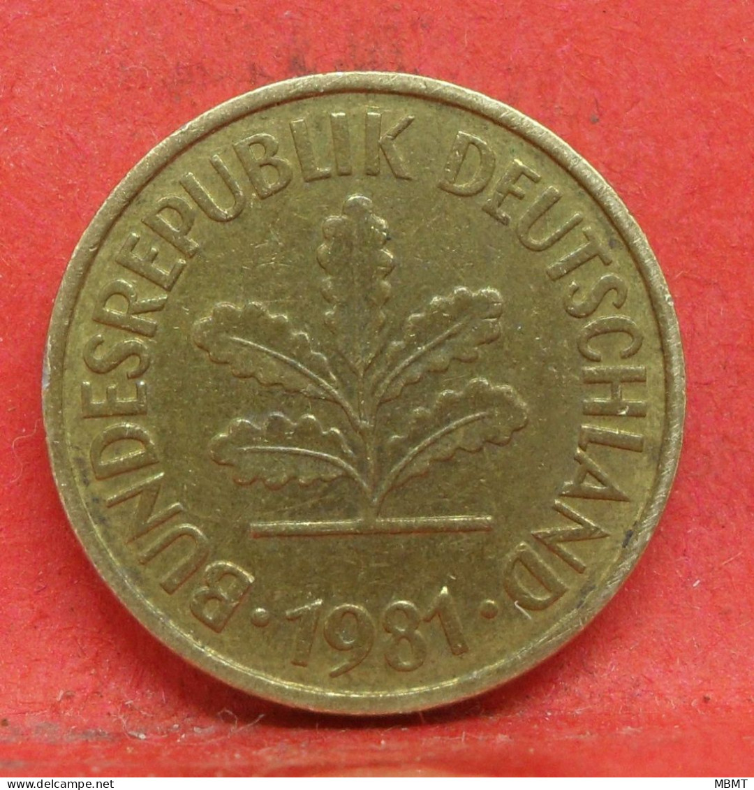 5 Pfennig 1981 G - TTB - Pièce Monnaie Allemagne - Article N°1460 - 5 Pfennig