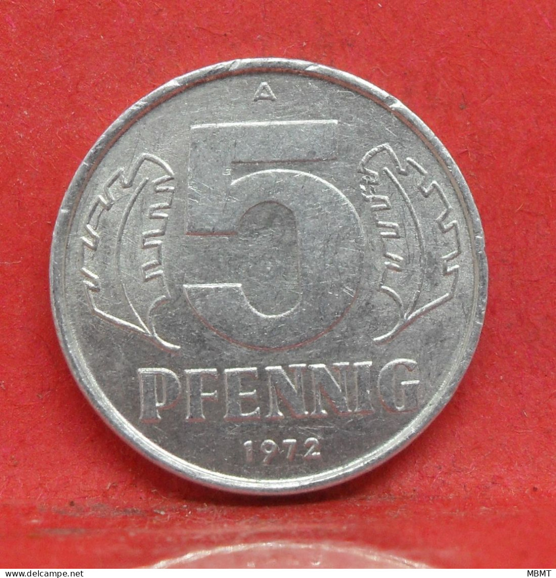 5 Pfennig 1972 A - SUP - Pièce Monnaie Allemagne - Article N°1464 - 5 Pfennig