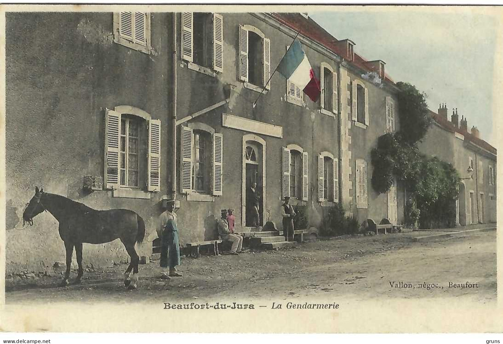 Beaufort Du Jura La Gendarmerie, Rare En Colorisée - Beaufort