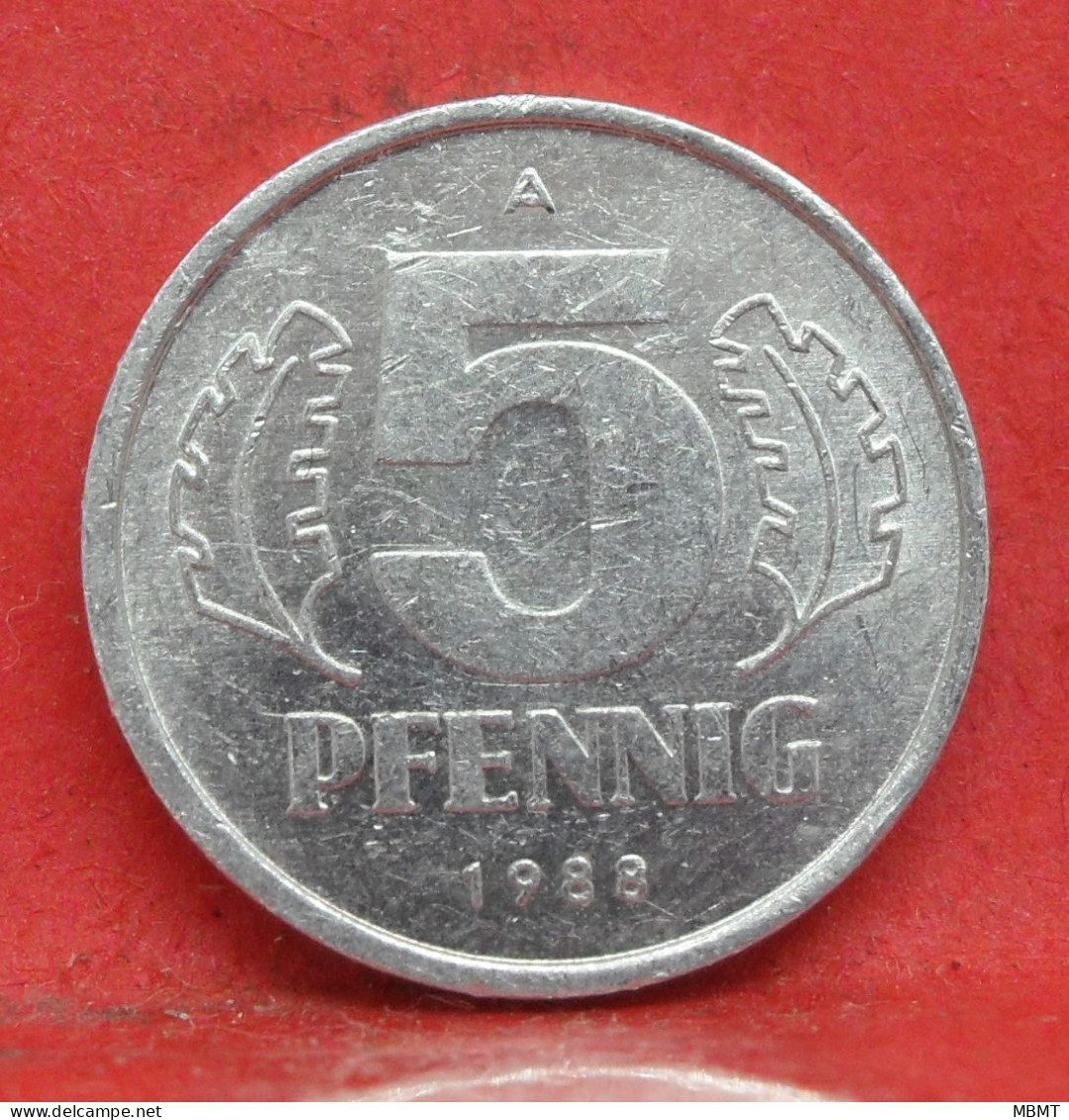 5 Pfennig 1988 A - TTB - Pièce Monnaie Allemagne - Article N°1470 - 5 Pfennig