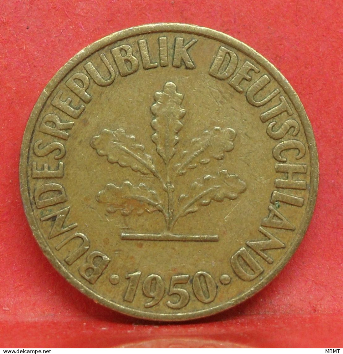 10 Pfennig 1950 F - TTB - Pièce Monnaie Allemagne - Article N°1485 - 10 Pfennig