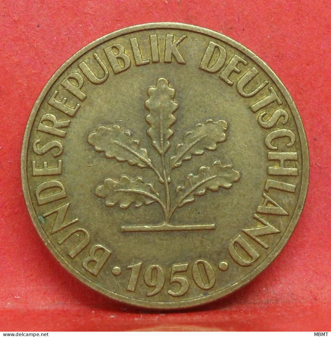 10 Pfennig 1950 F - SUP - Pièce Monnaie Allemagne - Article N°1486 - 10 Pfennig