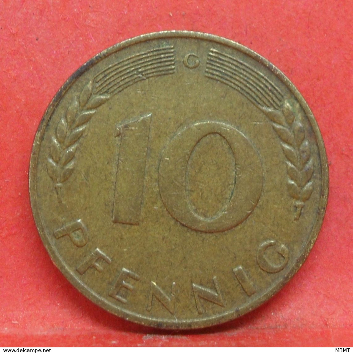 10 Pfennig 1950 G - TTB - Pièce Monnaie Allemagne - Article N°1487 - 10 Pfennig