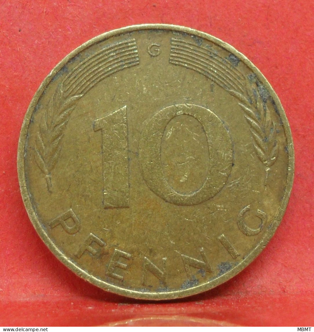 10 Pfennig 1971 G - TTB - Pièce Monnaie Allemagne - Article N°1494 - 10 Pfennig