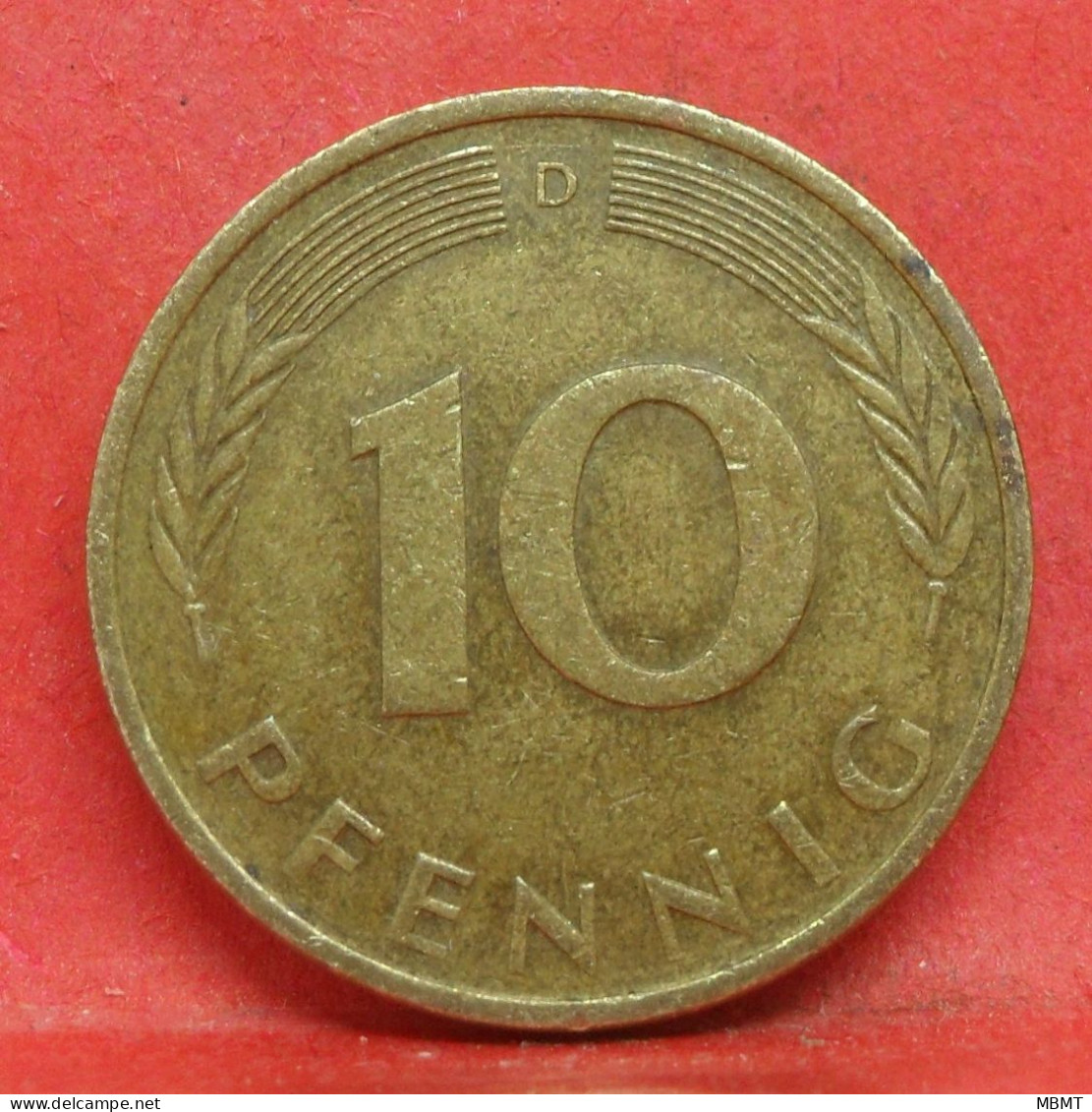 10 Pfennig 1972 D - TTB - Pièce Monnaie Allemagne - Article N°1496 - 10 Pfennig