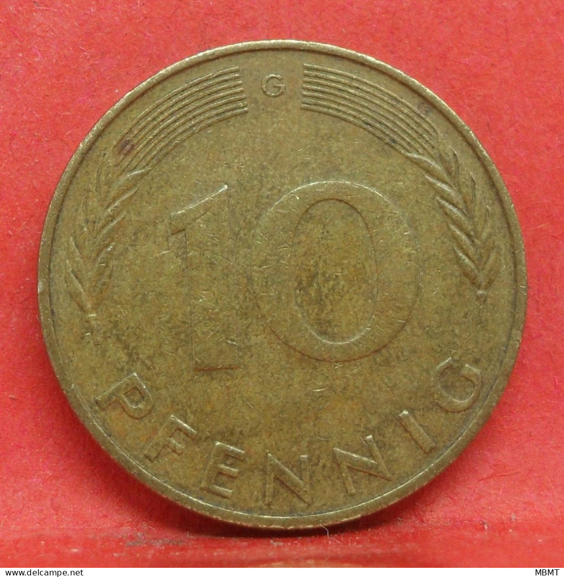 10 Pfennig 1972 G - TTB - Pièce Monnaie Allemagne - Article N°1498 - 10 Pfennig