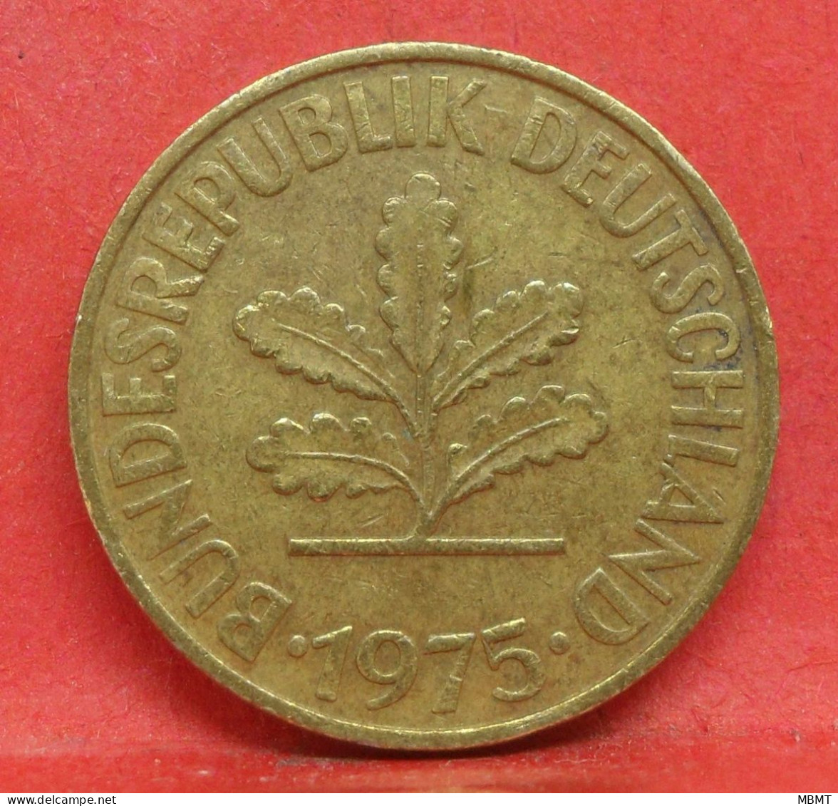 10 Pfennig 1975 D - TTB - Pièce Monnaie Allemagne - Article N°1502 - 10 Pfennig