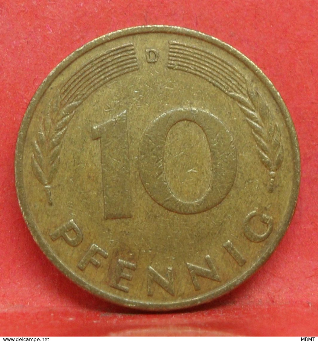 10 Pfennig 1976 D - TTB - Pièce Monnaie Allemagne - Article N°1504 - 10 Pfennig