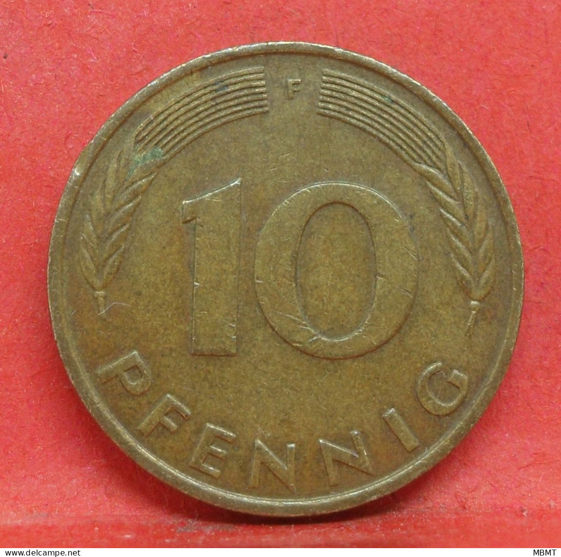 10 Pfennig 1977 F - TTB - Pièce Monnaie Allemagne - Article N°1506 - 10 Pfennig