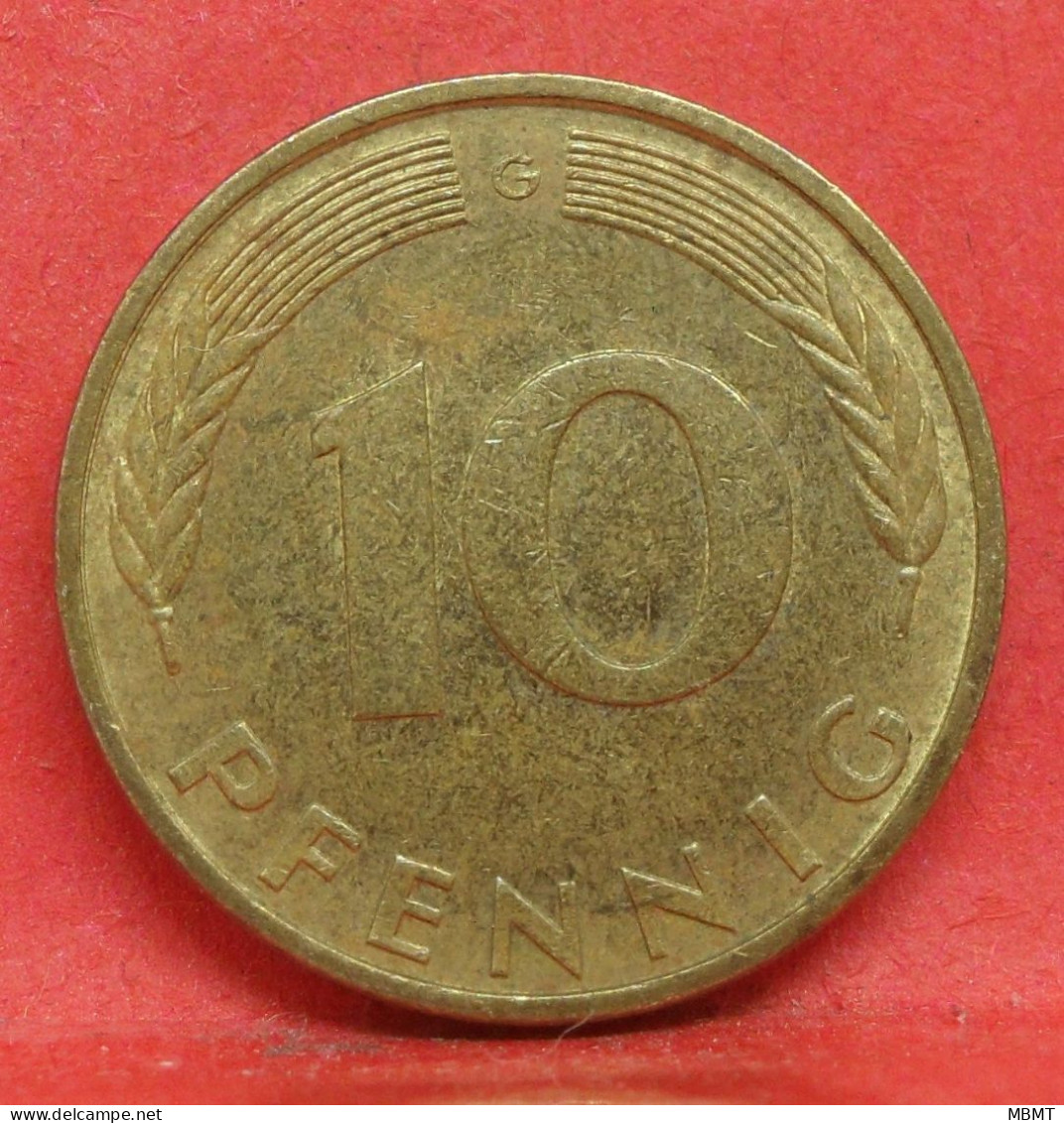 10 Pfennig 1977 G - TTB - Pièce Monnaie Allemagne - Article N°1507 - 10 Pfennig