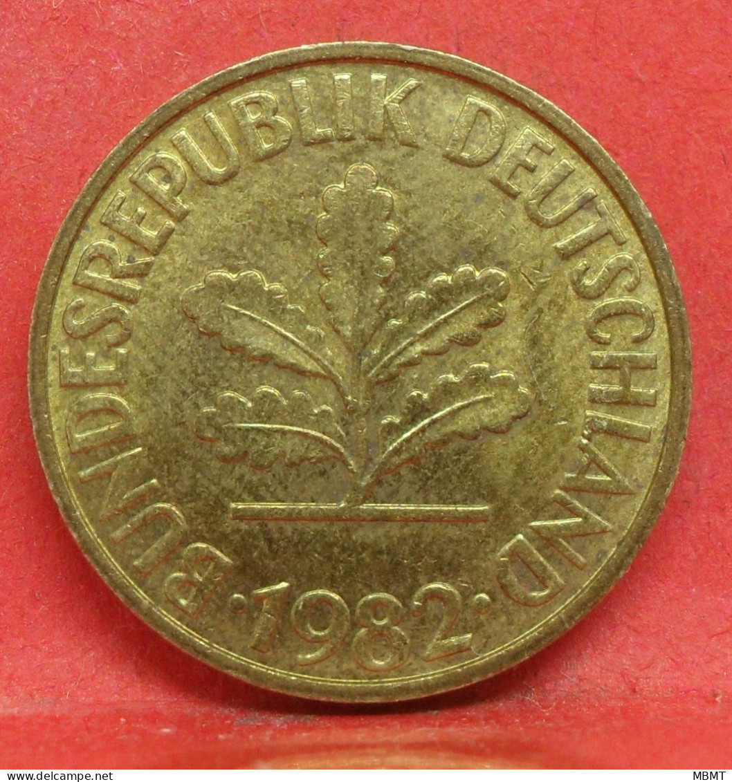 10 Pfennig 1982 D - SUP - Pièce Monnaie Allemagne - Article N°1515 - 10 Pfennig