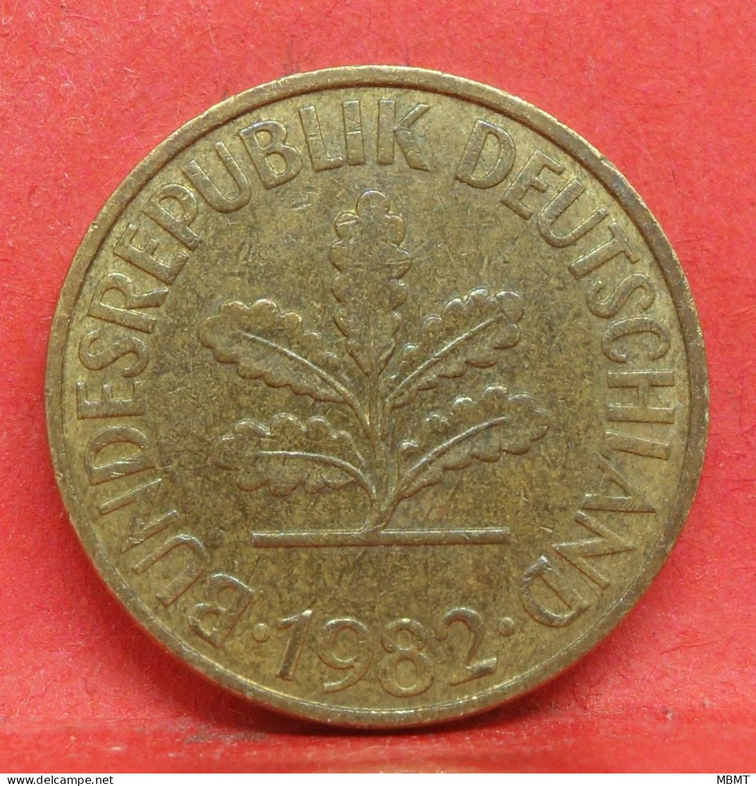 10 Pfennig 1982 F - TTB - Pièce Monnaie Allemagne - Article N°1516 - 10 Pfennig