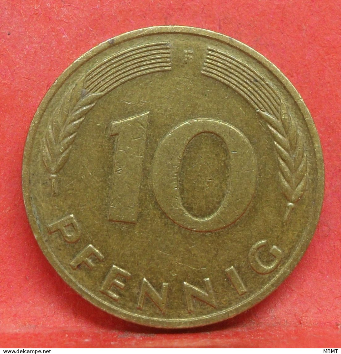 10 Pfennig 1988 F - TTB - Pièce Monnaie Allemagne - Article N°1519 - 10 Pfennig