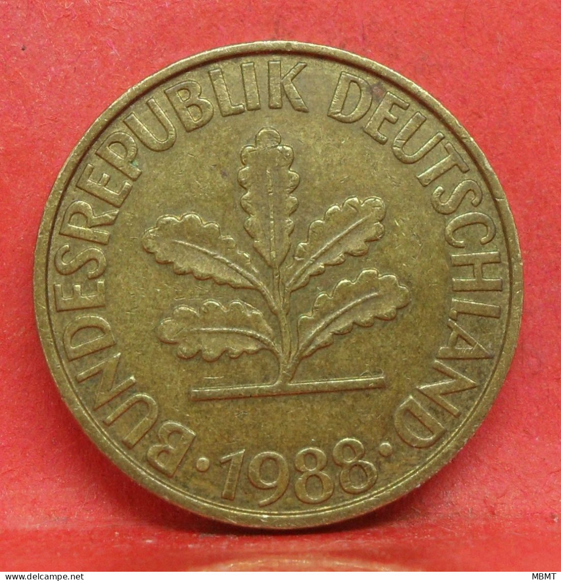 10 Pfennig 1988 F - TTB - Pièce Monnaie Allemagne - Article N°1519 - 10 Pfennig