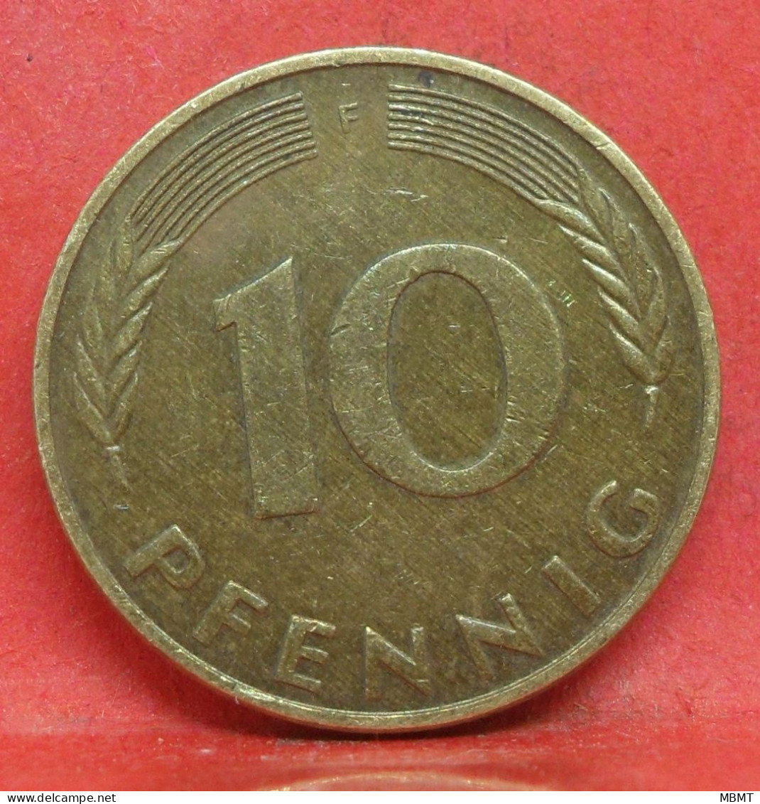 10 Pfennig 1989 F - TTB - Pièce Monnaie Allemagne - Article N°1520 - 10 Pfennig