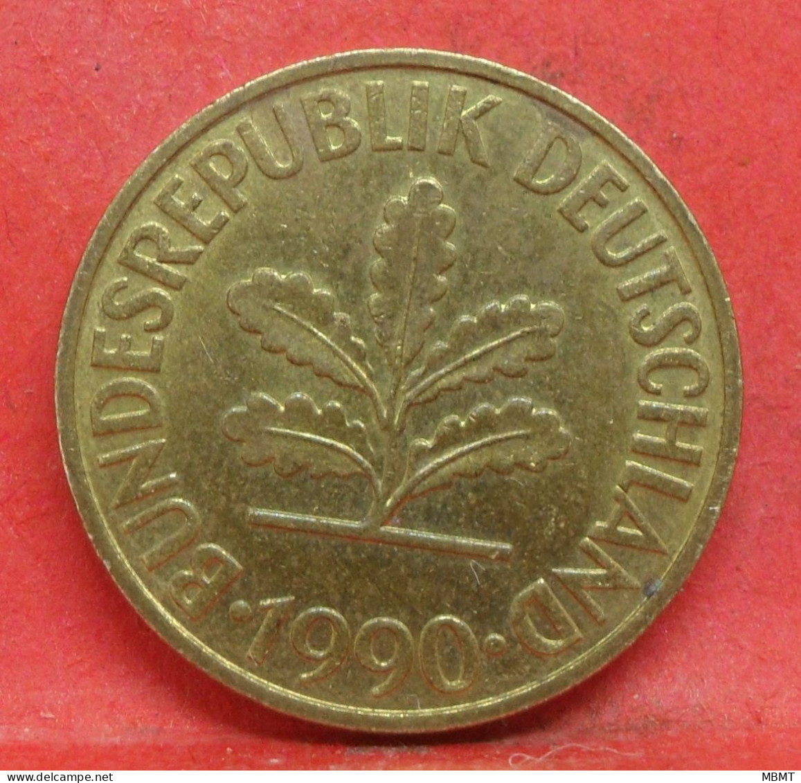 10 Pfennig 1990 D - TTB - Pièce Monnaie Allemagne - Article N°1523 - 10 Pfennig