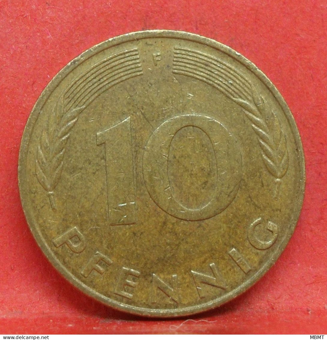 10 Pfennig 1991 F - TTB - Pièce Monnaie Allemagne - Article N°1527 - 10 Pfennig