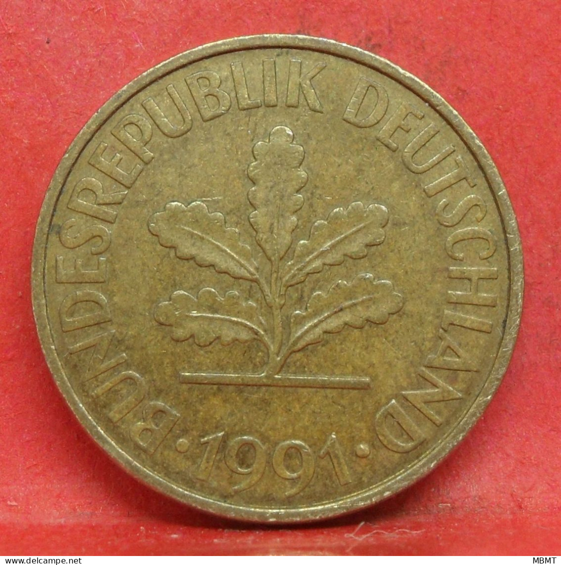 10 Pfennig 1991 F - TTB - Pièce Monnaie Allemagne - Article N°1527 - 10 Pfennig