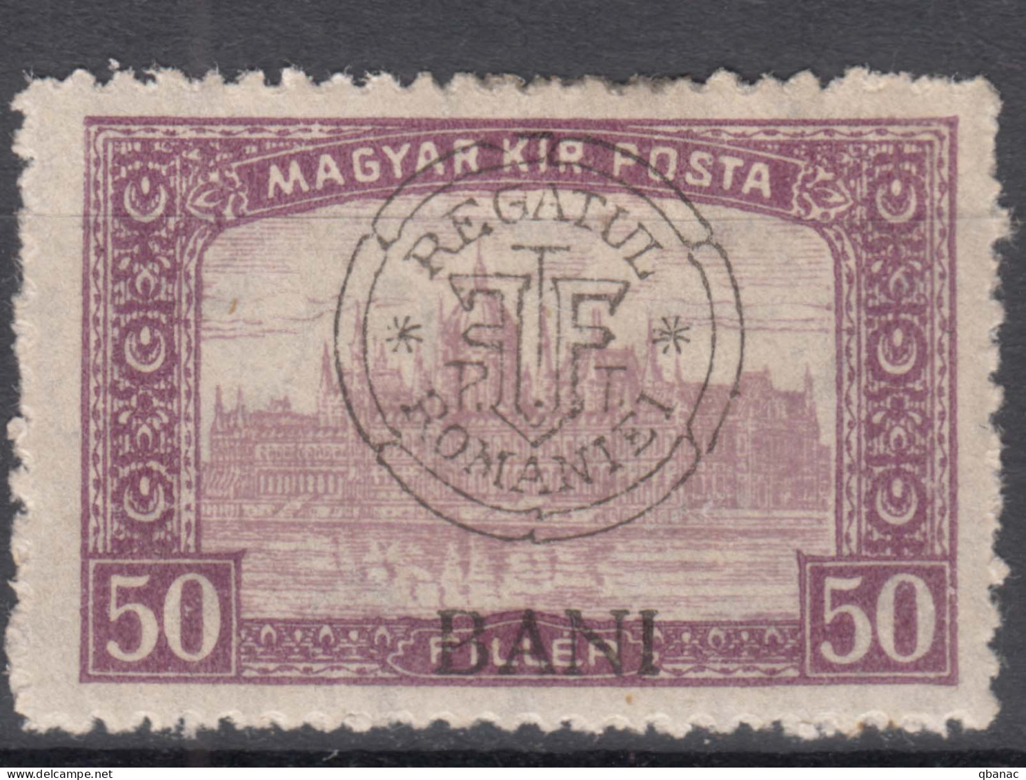 Romania Overprint On Hungary Stamps Occupation Transylvania 1919 Mi#37 I Mint Hinged - Siebenbürgen (Transsylvanien)
