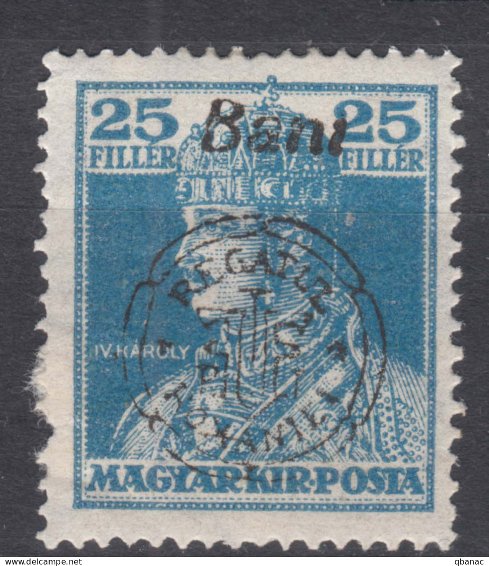 Romania Overprint On Hungary Stamps Occupation Transylvania 1919 Mi#48 II Mint Hinged - Transylvania