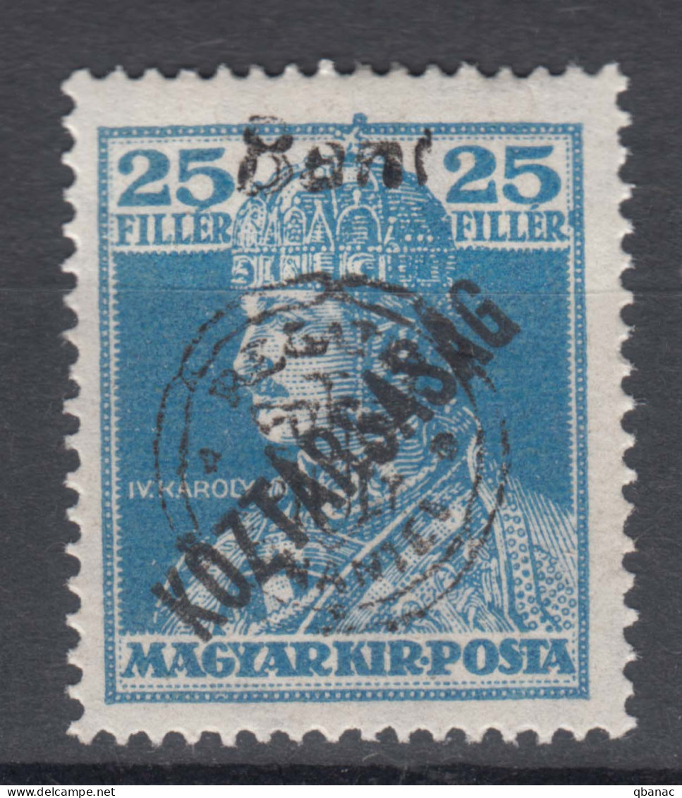 Romania Overprint On Hungary Stamps Occupation Transylvania 1919 Mi#63 Mint Hinged - Transylvanie