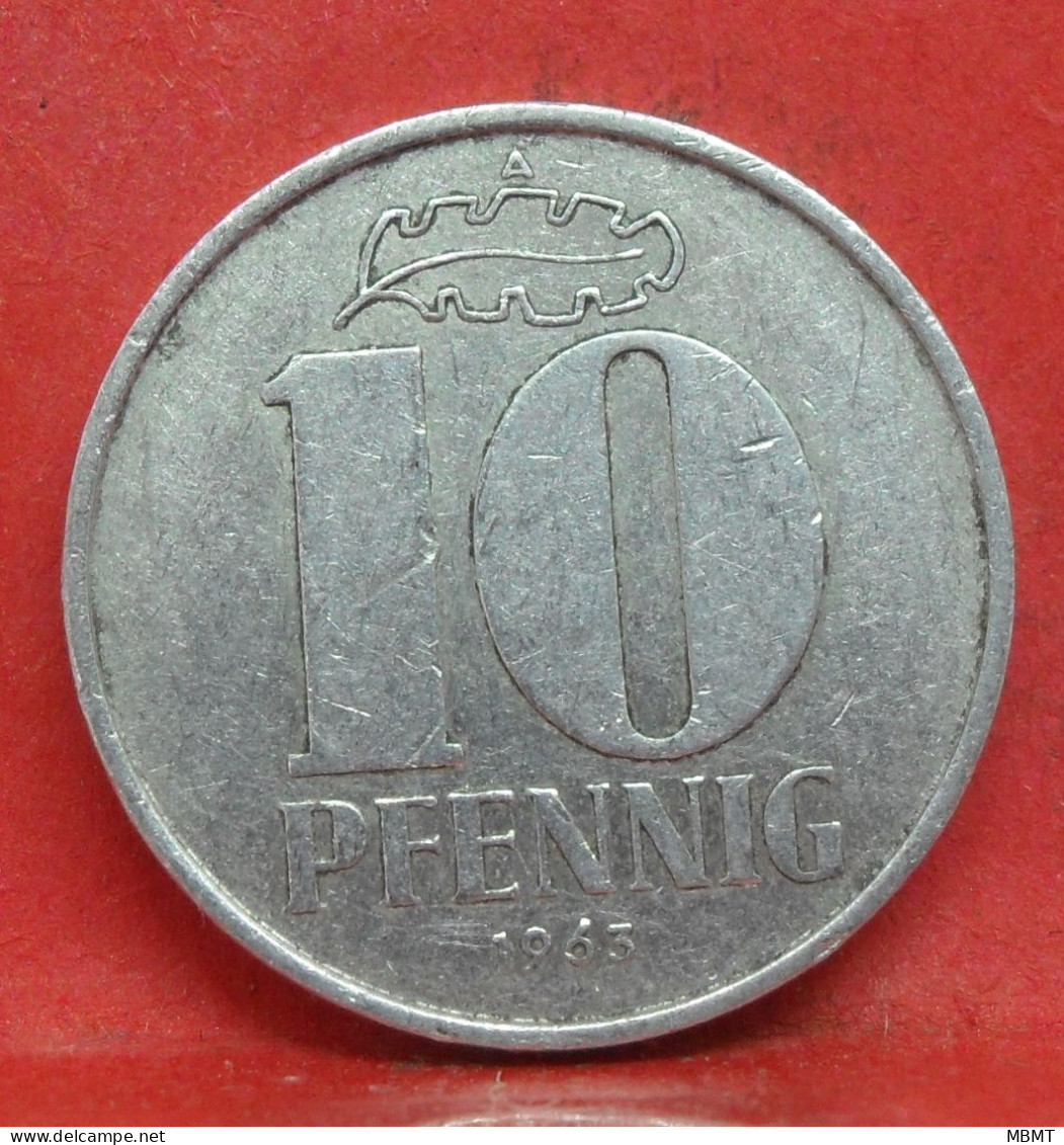 10 Pfennig 1963 A - TTB - Pièce Monnaie Allemagne - Article N°1532 - 10 Pfennig