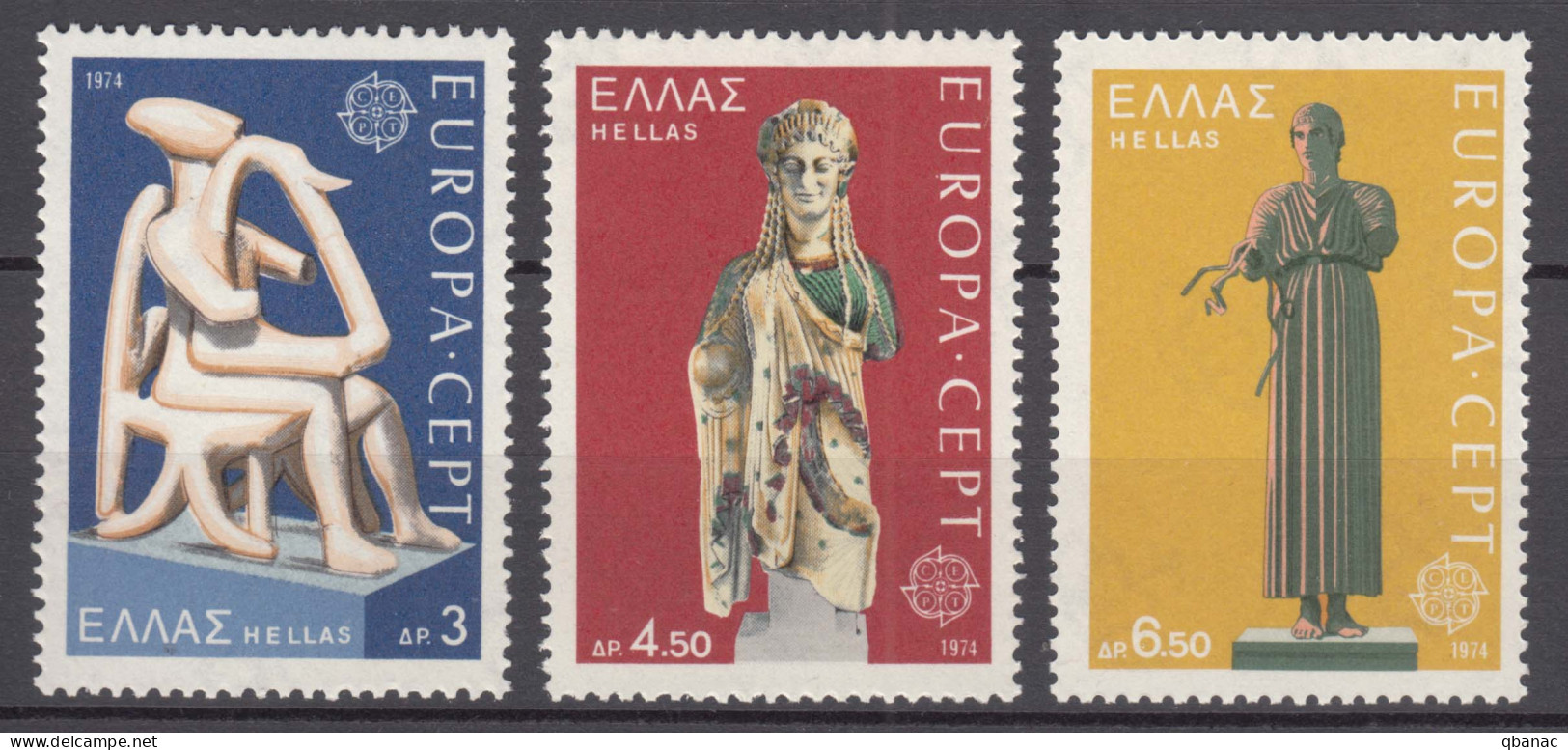 Greece 1974 Europa Mi#1166-1168 Mint Never Hinged - Ongebruikt