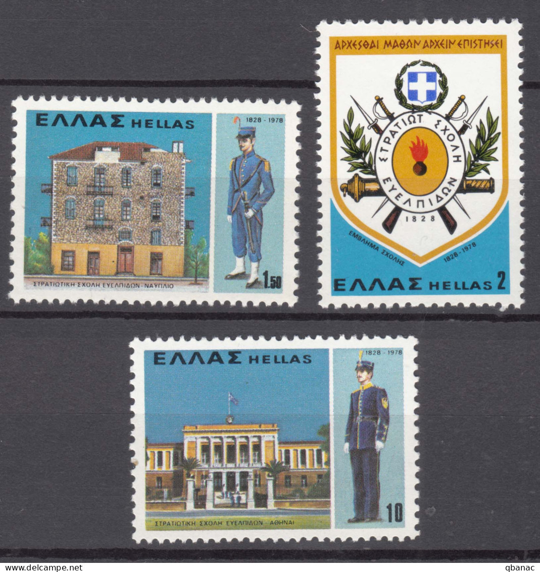 Greece 1978 Mi#1341-1343 Mint Never Hinged - Unused Stamps