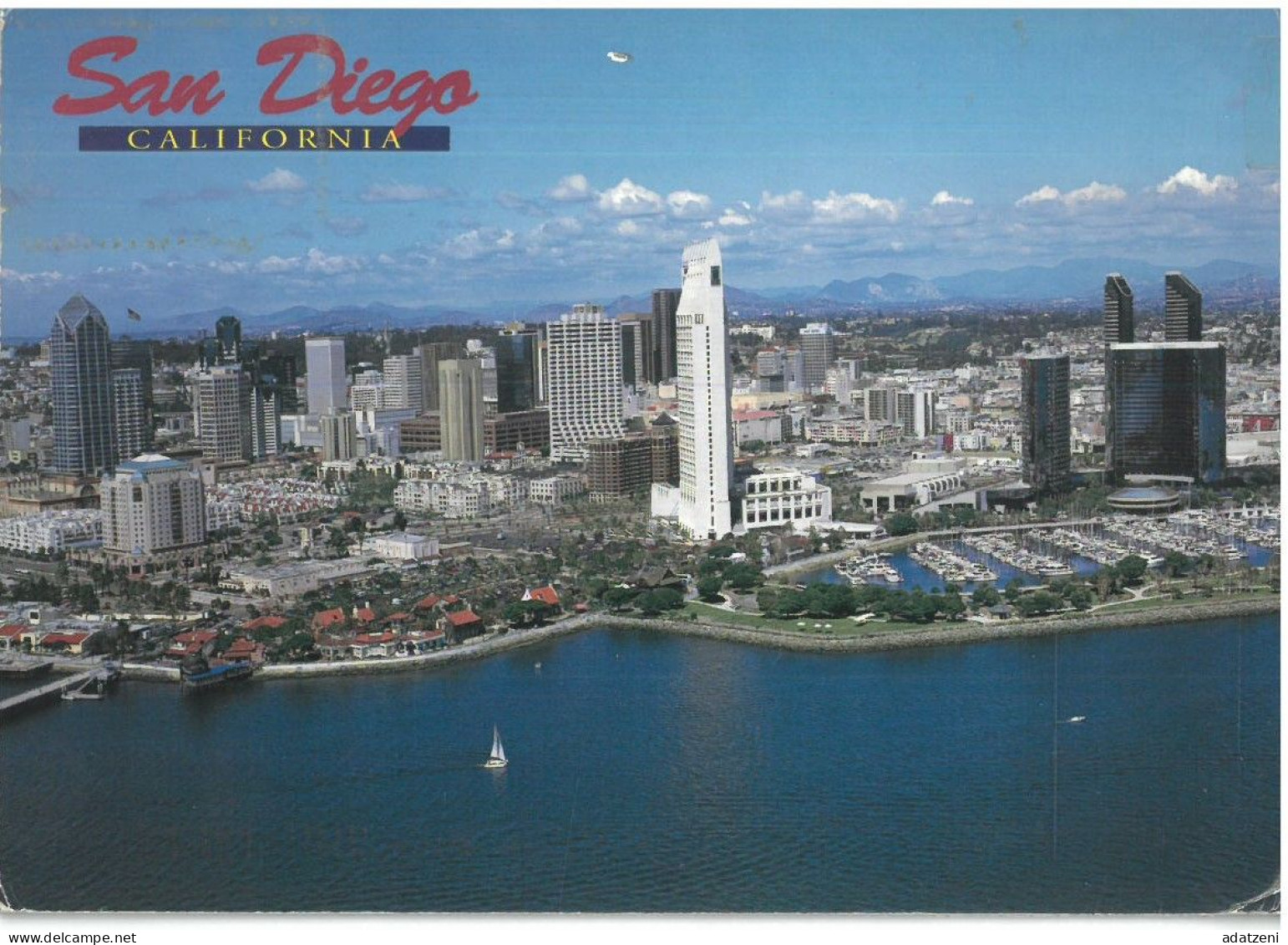 BR4131 U.S.A. California San Diego Viaggiata 1998 Verso Roma - San Diego