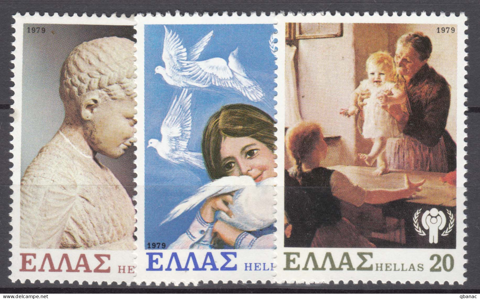 Greece 1979 Mi#1362-1364 Mint Never Hinged - Unused Stamps