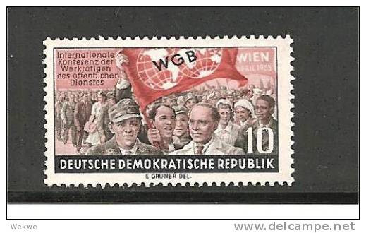 DDRMi.Nr.452**/ Gewerkschaftskonferenz 1955 - Ungebraucht