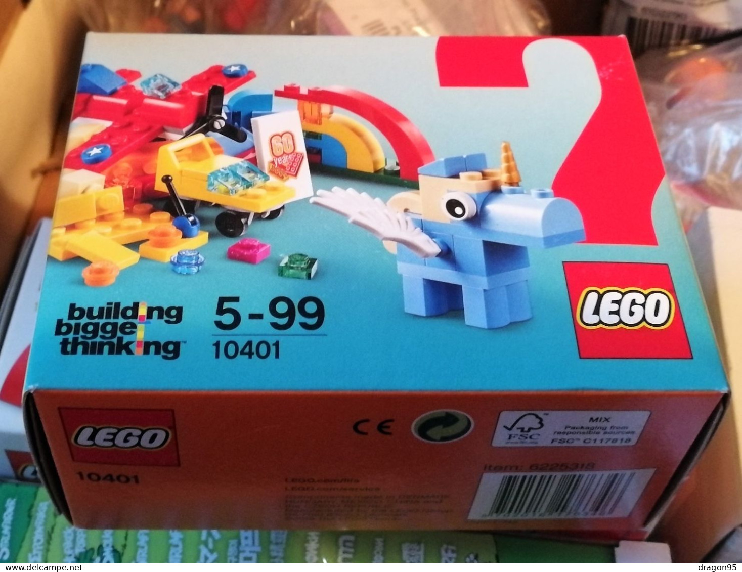 Lego CLASSIC 10401 "60e Anniversaire" : Rainbow Fun - Complet - OVP - Non Classificati