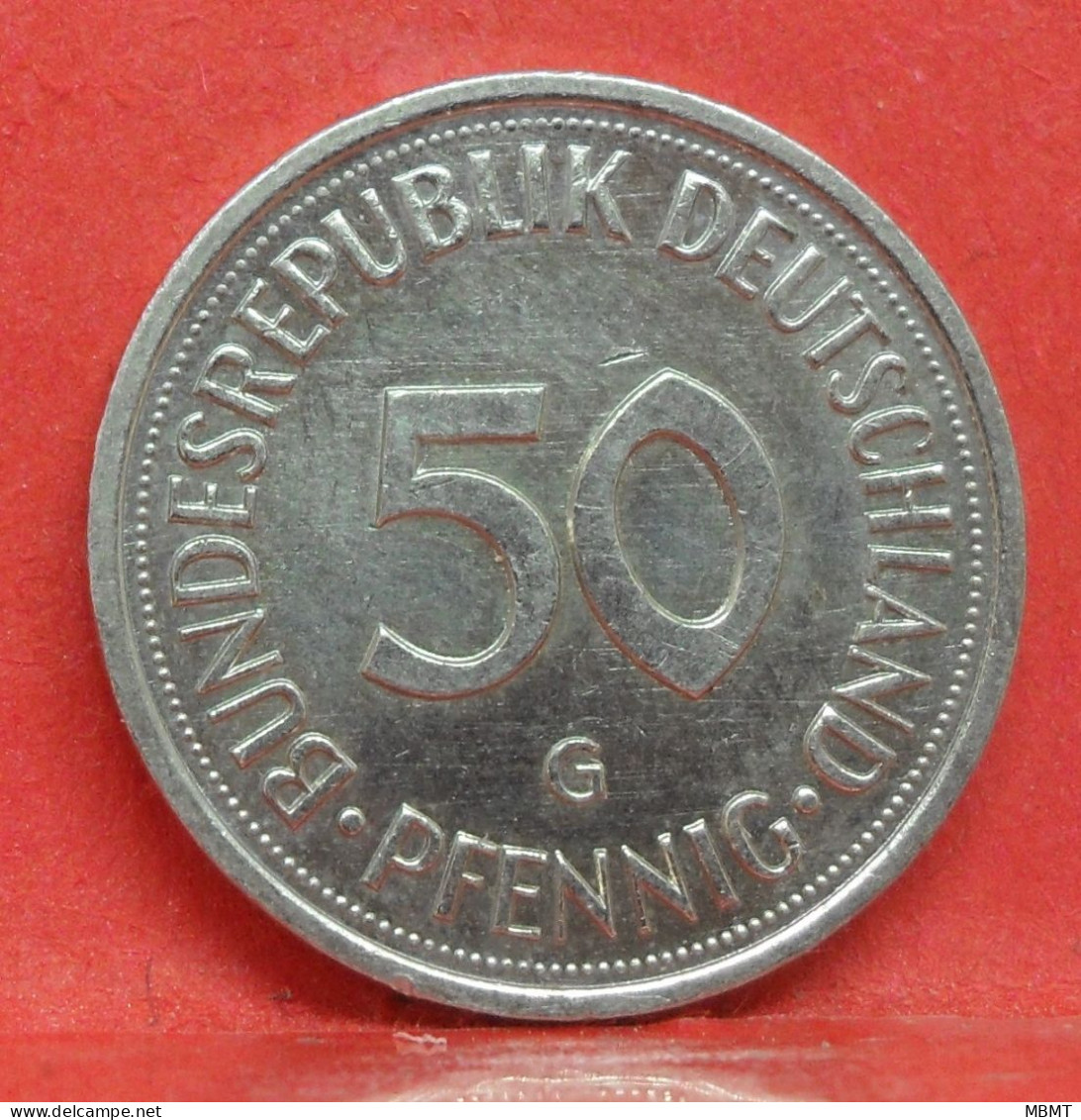 50 Pfennig 1990 G - SUP - Pièce Monnaie Allemagne - Article N°1552 - 50 Pfennig