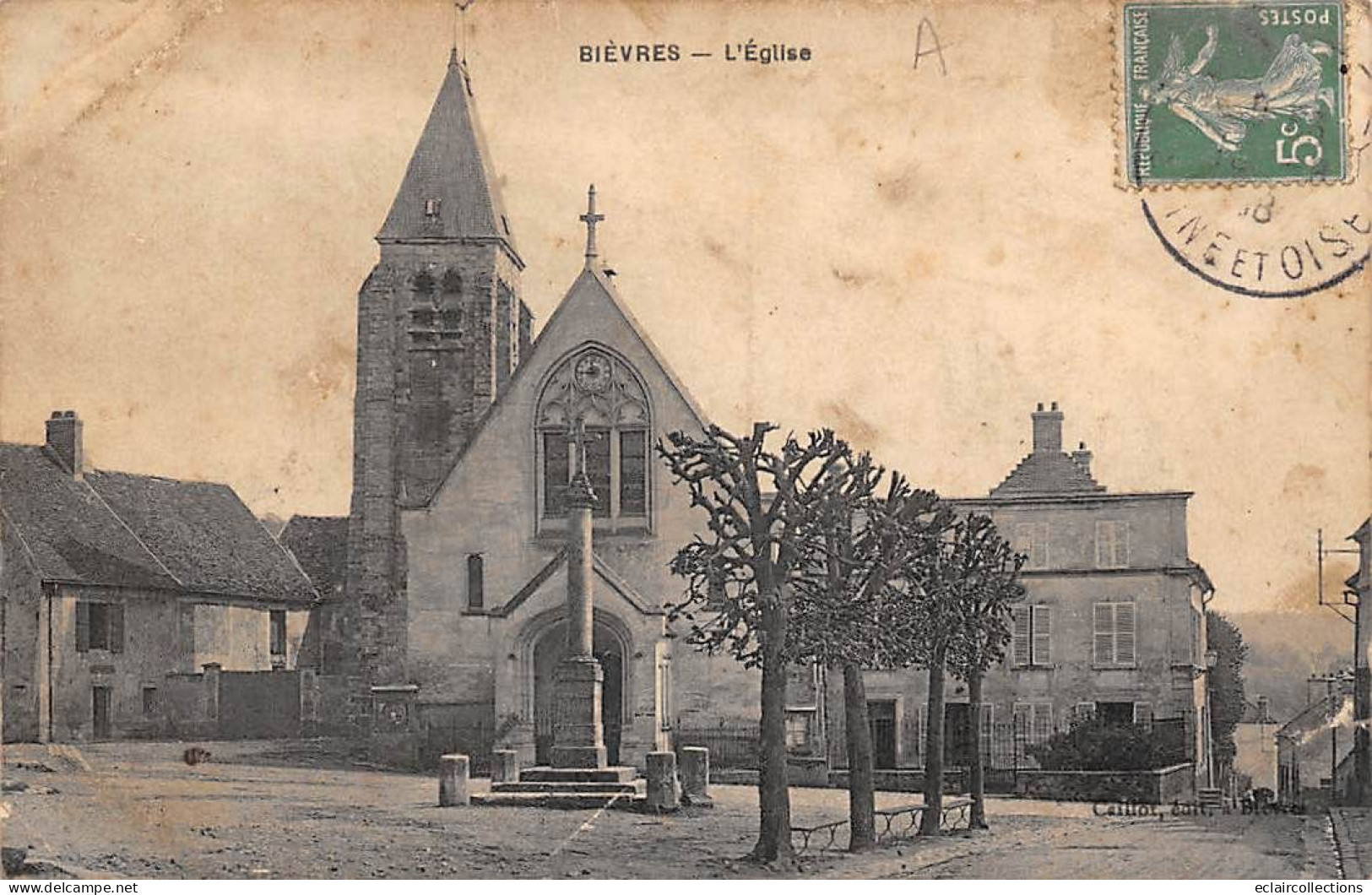 Bièvres        91        Place Et Eglise        (voir Scan) - Bievres