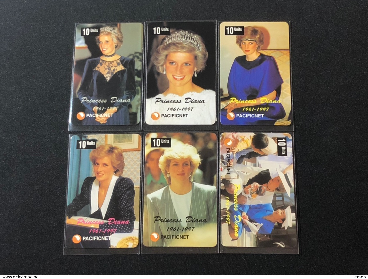Mint Hong Kong PACIFICNET Phonecard, Princess Diana Limited Edition, Set Of 18 Mint Cards, 2000 EX Only - Hong Kong