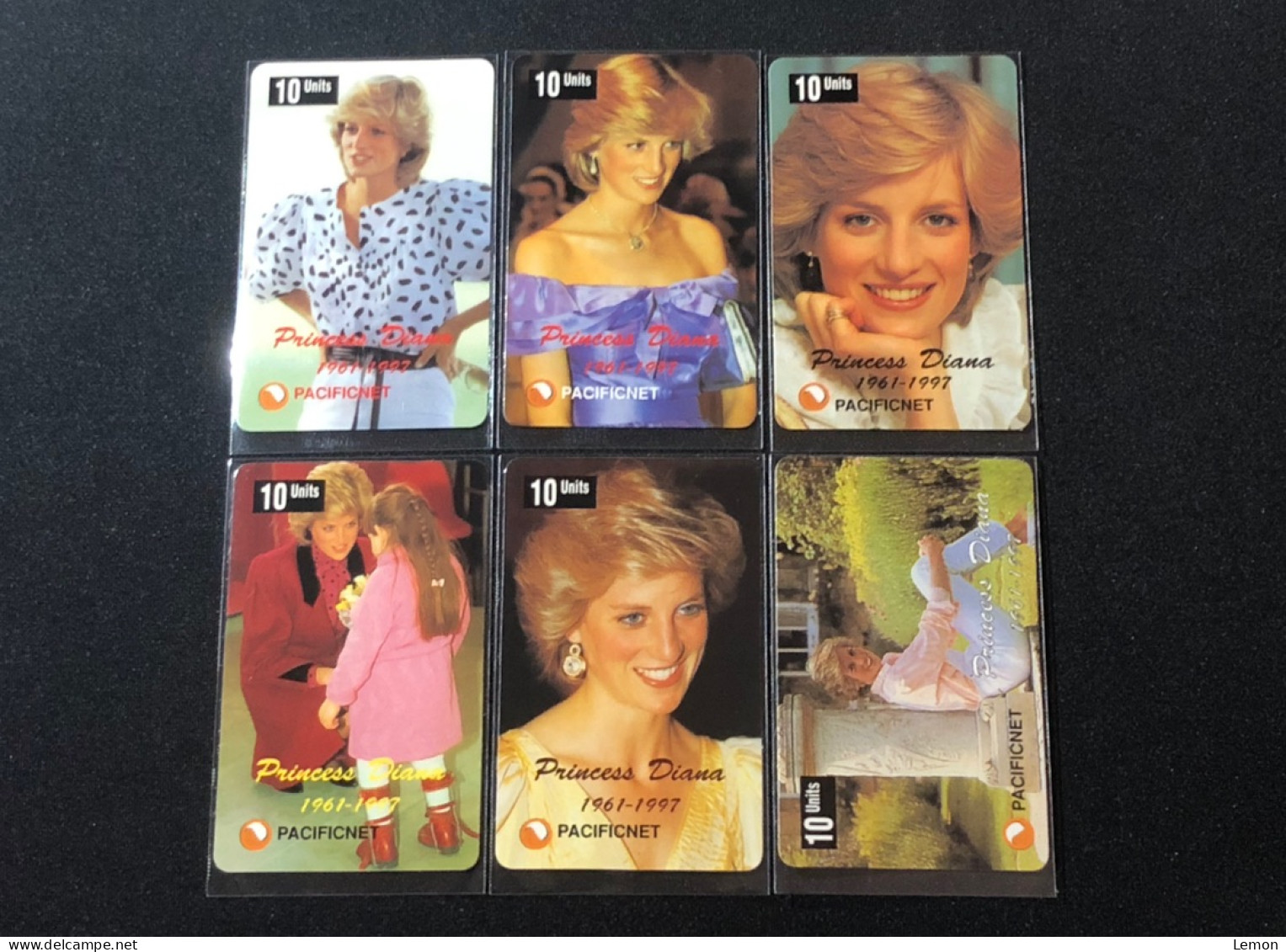 Mint Hong Kong PACIFICNET Phonecard, Princess Diana Limited Edition, Set Of 18 Mint Cards, 2000 EX Only - Hong Kong