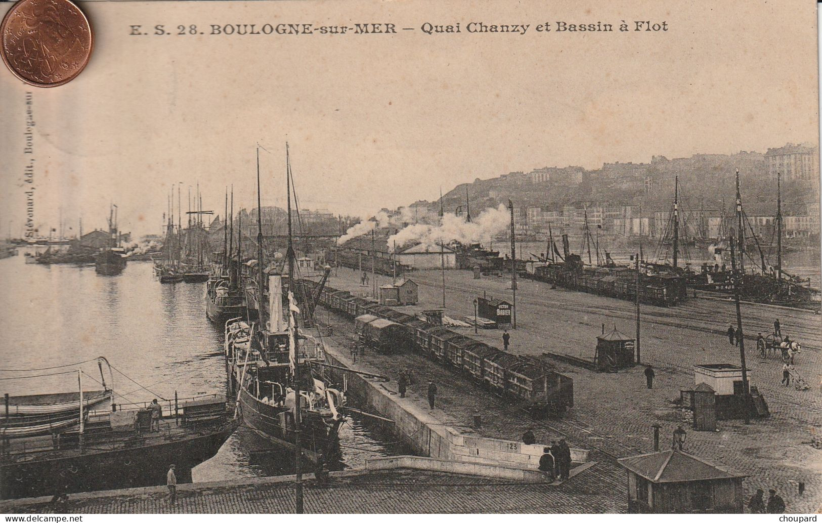 62 - Carte Postale Ancienne  De  BOULOGNE SUR MER  Quai Chanzy - Boulogne Sur Mer