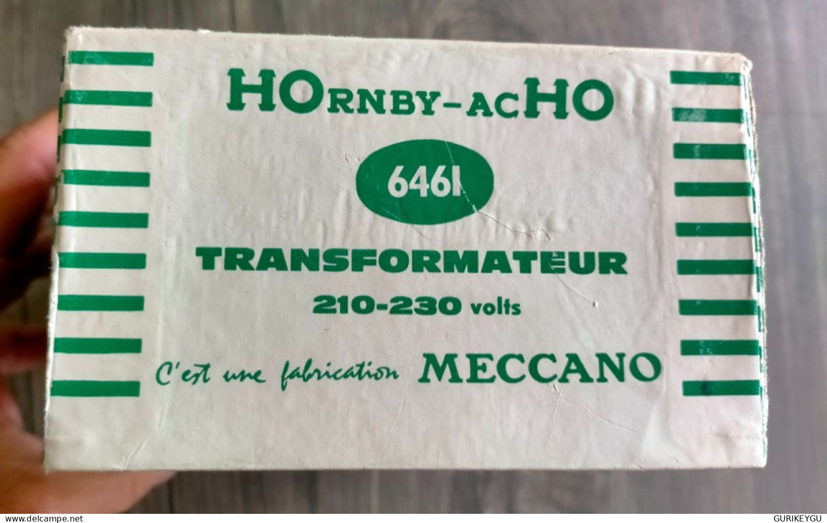 MECCANO Transformateur  220 VOLTS HORNBY HO TRANSFO 6451 FRANCE Boite D'origine 6461- TRANSFORMATEUR HORNBY-ACHO - Other & Unclassified