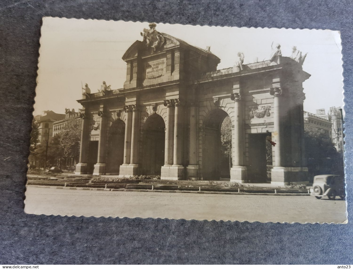 ESPAGNE Aérien 1953 Sur CP Madrid Puerta De Alcala Pour Le Caire Egypte - Cartas & Documentos