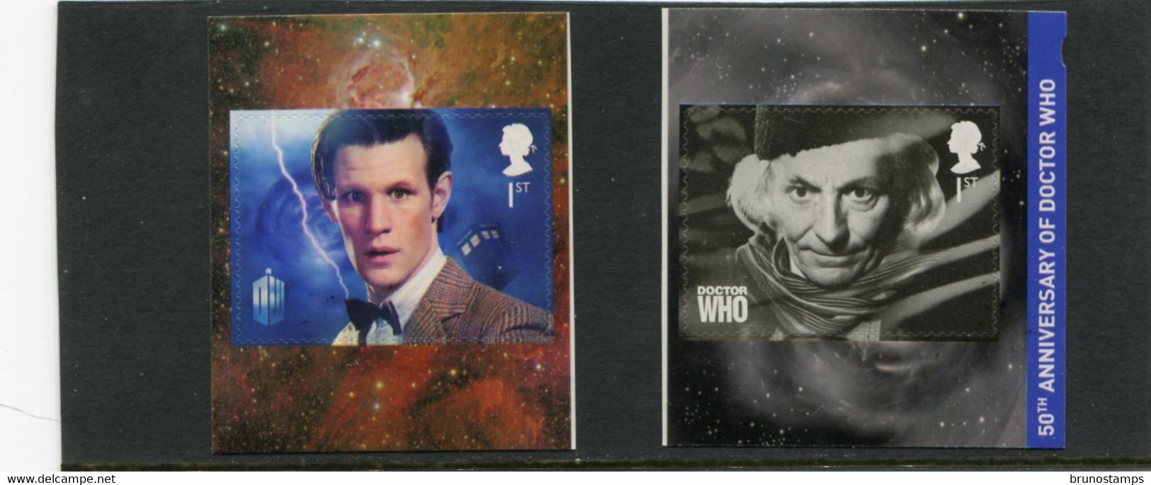 GREAT BRITAIN - 2013  DOCTOR WHO SELF ADHESIVE  SET EX BOOKLET  MINT NH - Unused Stamps