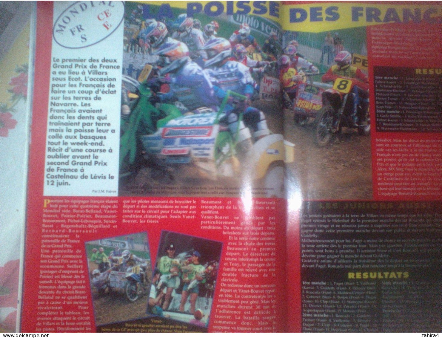 Motocross N°26 - Demaria Sorby GP France Side Trivero Facon DRD CCM 500 - Aventure De JBB (BD) - Motorrad
