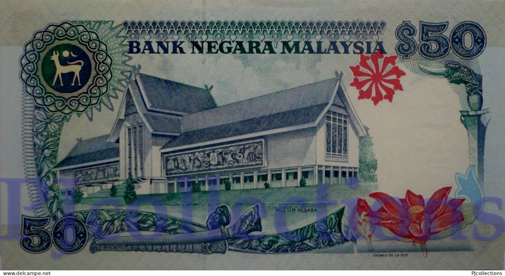MALAYSIA 50 RINGGIT 1995 PICK 31C AUNC - Malesia