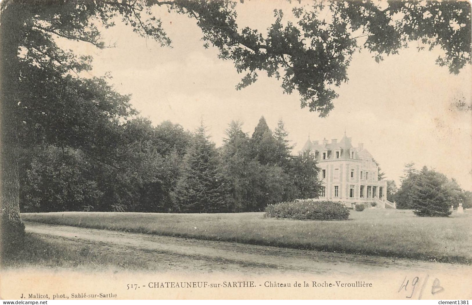 Chateauneuf Sur Sarthe Chateau De La Roche Veroulliere - Chateauneuf Sur Sarthe