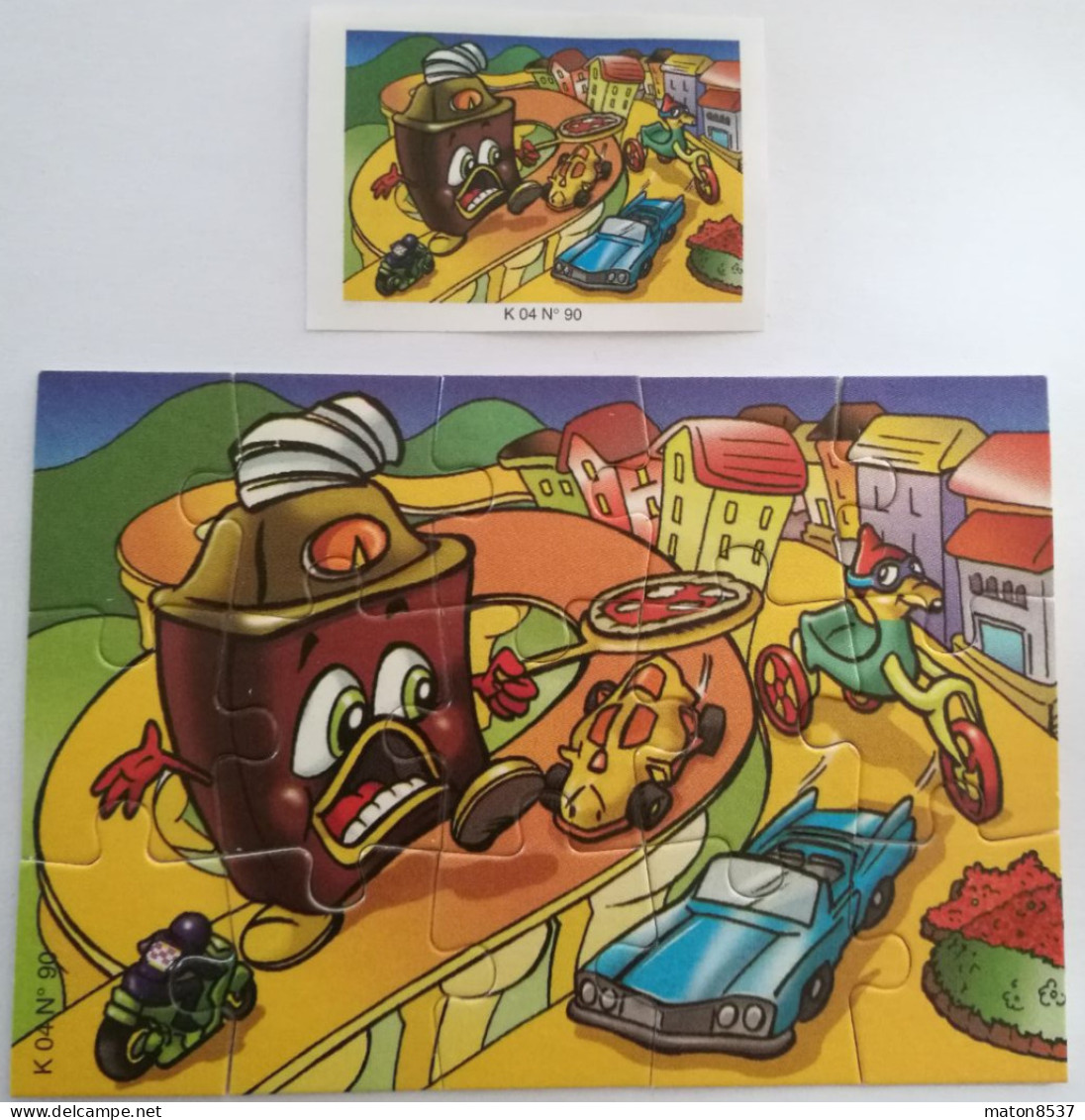Kinder :  K04 N090 Spielzeug – Serie 1 2003 - Spielzeug + BPZ - Puzzles