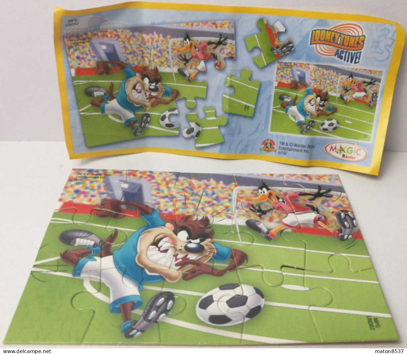 Kinder :  MPG UN082  Looney Tunes Active 2010 - Looney Tunes Active  + BPZ - Puzzles