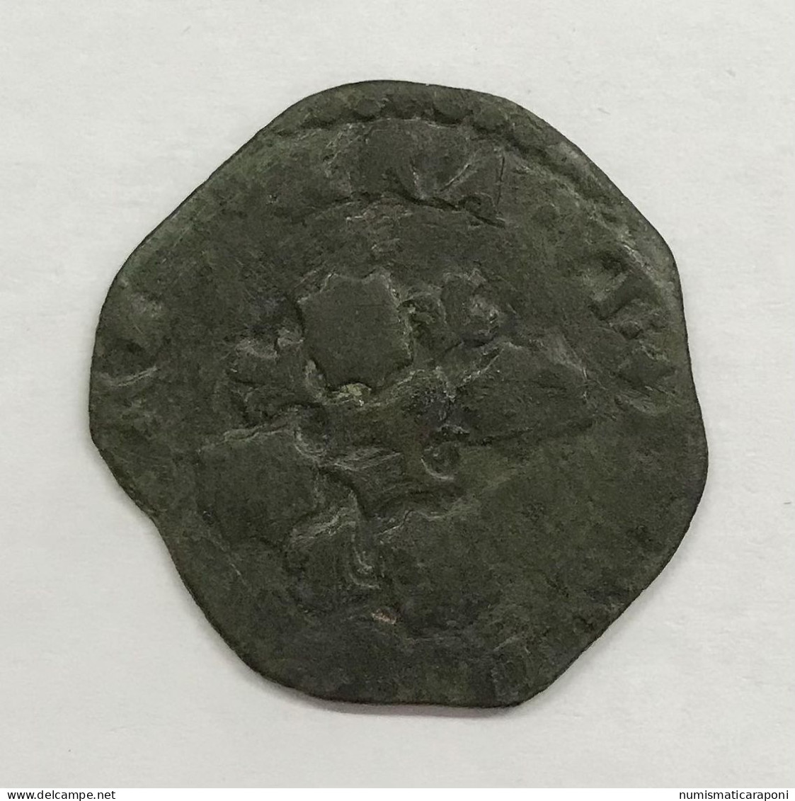 Napoli Filippo III° 1598 - 1621 Tornese 1609  Mir 222/1 R2 E.932 - Zwei Sizilien