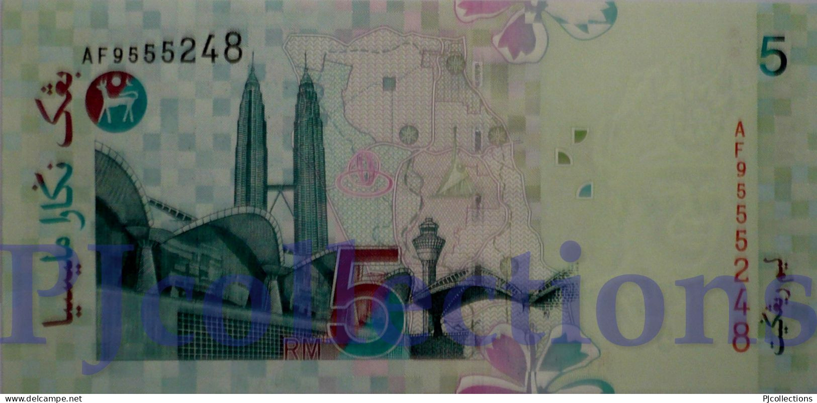 MALAYSIA 5 RINGGIT 1999 PICK 41a UNC - Malasia