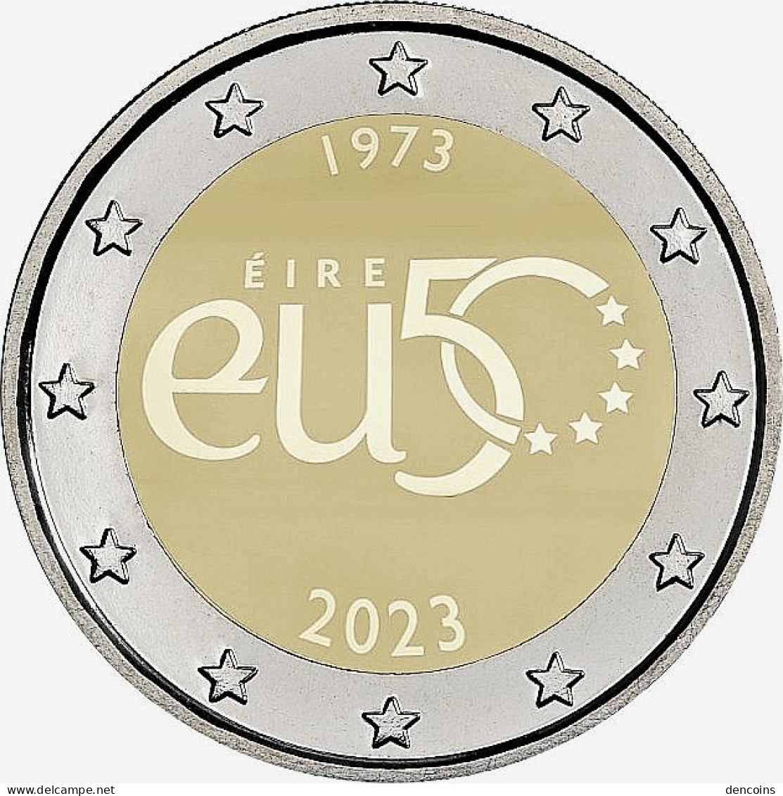 2 Euro IRLANDA 2023 ADHESION EU - IRELAND EIRE - UNC - SIN CIRCULAR - NEW 2€ - Irlande